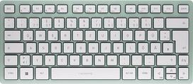 „Cherry KW 7100 Mini BT“ kompaktiška „Bluetooth“ klaviatūra (DE QWERTZ), agavos žalios spalvos