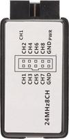 „CHICIRIS“ USB loginis analizatorius, 24 MHz, 8 kanalai, su buferio apsauga – signalai, saugūs „WinXP“ ir „Vista“ vartotojams