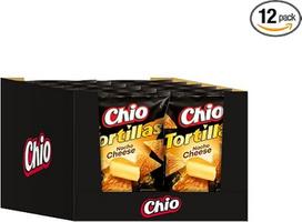 „Chio“ tortilijos su „Nacho Cheese“ sūrio skoniu, 110 g, 12 vnt. pakuotė (12 x 110 g)