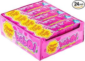 „ChupaChups“ „Chupa Chups“ „Tutti Fruiti“ skonio „Big Babol“ minkšta kramtomoji guma, 20 x 27 g