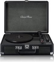 „Classic Phono TT-115“ patefonas – patefonas su dėklu – „Bluetooth“ – USB – 3 greičiai – tiesioginis įrašymas į USB be kompiuterio – diržinė pavara – juodos spalvos