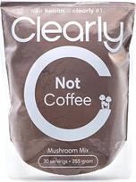 „Clearly Not Coffee“ – nesaldintas grybų gėrimas su kakava, čaga, reishi, liūto karčiais ir kordicepsu – kavos neturinti kakavos alternatyva, veganiškas ir be cukraus – 255 g