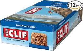 „Clif Bar“ energetinis batonėlis su šokolado gabaliukais, 68 g (12 vnt. pakuotė)