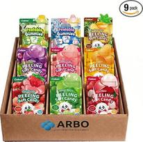 „Cokoc Peeling Candy“ | 9 vnt. pakuotė | Nulupami vaisiniai guminukai | Halal | Be riebalų | 50 % tikrų vaisių sulčių | Mangai, ličiai, vynuogės ir kt. | 3D saldainiai | Azijoje populiarus užkandis | 645 g
