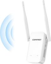 „COMFAST“ WLAN stiprintuvas, WLAN kartotuvas su 300Mbps greičiu, 2 antenomis ir WPS mygtuku, signalo rodikliu, kompaktiškas ir nešiojamas, užtikrinantis gerą šilumos išsklaidymą, veikia tik kartotuvo režimu, tinka namams ir biurui