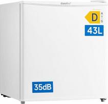 „Comfee“ 43 l mini šaldytuvas, energijos vartojimo klasė D, 35 dB, 64 kWh per metus, inverterinis kompresorius | Mini šaldytuvas su šaldymo skyriumi, skirtas kambariams ir biurams, temperatūros reguliavimas, reguliuojamos kojelės, blizgi balta spalva