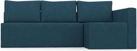 „COMFORTLY“ kampinė sofa-lova, dešiniosios pusės, su nuimamu apvalkalu, suderinama tik su „Frihete“ sofos-lovos su šezlongu apvalkalais – (itin tvirta, mėlyna)