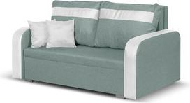 „Condi“ dvivietė sofa-lova (mėtų spalvos/balta)