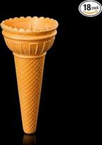 „Cone Kings“ tulpių formos vafliai, 50 x 115 mm, traškūs ledų ragai, atitinkantys ledainės kokybės standartus, skirti ledams ir desertams (56 vnt. pakuotė)