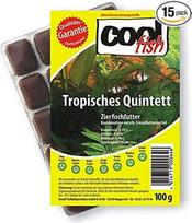 „Cool Fish Tropical Quintet“ 15 x 100 g blisterinė pakuotė „Fish Frost“ akvariumo žuvų pašaras