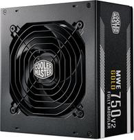 „Cooler Master MWE Gold 750 V2“ ATX 3.1 visiškai modulinis maitinimo blokas – suderinamas su ATX 3.1, „80 Plus Gold“, 750 vatų kompiuterio maitinimo blokas, PCIe 5.1 laidai, 120 mm HDB ventiliatorius, aukštos temperatūros riba