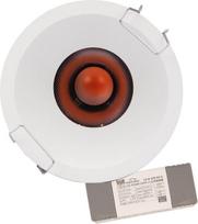 „Core Premium“ LED įleidžiamasis prožektorius, baltas, įleidžiamųjų prožektorių rinkinys su „Eaglerise LS-8-220“ LED maitinimo bloku, 3000 K šilta balta, 10 W, 958 lm, CRI >90, UGR