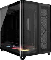 „CORSAIR AIR 5400 RS-R ARGB“ trijų kamerų vidutinio dydžio kompiuterio korpusas – juodas