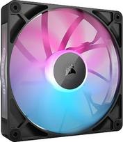 „Corsair iCUE LINK RX140 RGB“ 140 mm PWM ventiliatorius – magnetinis kupolinis guolis – vienas ventiliatorius – juodos spalvos