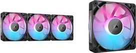 „Corsair iCUE LINK RX120 RGB“ 120 mm PWM ventiliatorius + „iCUE LINK RX120 RGB“ 120 mm PWM ventiliatorius su „iCUE LINK System Hub“ rinkiniu