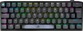 „Corsair K70 PRO Mini Wireless RGB“ 60 % mechaninė žaidimų klaviatūra, juoda (QWERTZ išdėstymas)