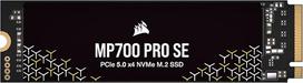 „Corsair MP700 PRO SE“ 4 TB M.2 PCIe Gen5 x4 NVMe 2.0 SSD – M.2 2280 – Iki 14 000MB/s nuosekliojo skaitymo greitis – Didelio tankio TLC NAND – Juoda