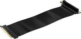 „Corsair Premium“ PCIe prailginimo kabelis 4.0 x16, 300 mm – EMI apsauga – 90 laipsnių kampu pasukta moteriškoji jungtis – suderinamas su PCIe 3.0 sistemomis – juodos spalvos
