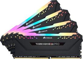 „Corsair Vengeance RGB Pro“ 32GB (4 x 8GB) DDR4 3600 (PC4-28800) C16 stalinio kompiuterio atminties modulis – juodos spalvos