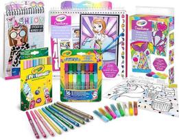 „Crayola“ – „Creations“, spalvinimo rinkinys „Mados dizainas ir kūryba su smėliu“, kūrybinė veikla ir dovana vaikams nuo 6 metų