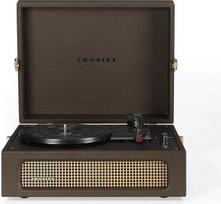 „Crosley Voyager“ nešiojamas patefonas – „Bluetooth“ patefonas, 3 greičių vinilo grotuvas su dėklu, namų vinilo plokštelių grotuvas, su įmontuotais stereogarsiakalbiais ir „Bluetooth“ imtuvu