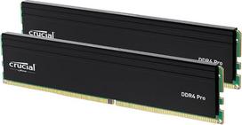„Crucial Pro“ DDR4 RAM 64GB rinkinys (2x32GB) 3200 MHz, „Intel XMP 2.0“, kompiuterio atmintis – CP2K32G4DFRA32A