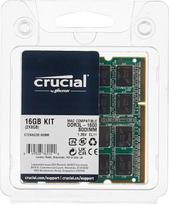 „Crucial“ CT2K8G3S160BM 16GB rinkinys (8GB x 2) DDR3L 1600 MT/s (PC3-12800) CL11 SODIMM 204 kontaktų 1,35 V/1,5 V atminties modulis, skirtas „Mac“ kompiuteriams