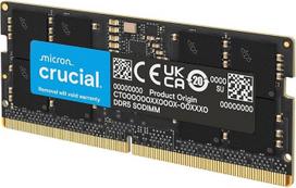 „Crucial“ DDR5 RAM 32GB 5600 MHz SODIMM atminties modulis, skirtas nešiojamiesiems kompiuteriams ir mini kompiuteriams (taip pat 5200 MHz / 4800 MHz) CL46 – CT32G56C46S5