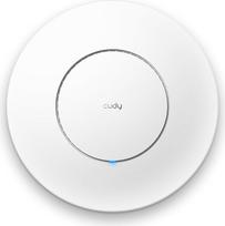 „Cudy BE6500“ trijų dažnių „Wi-Fi 7“ lubinis prieigos taškas, 10G SFP+, AP6500 | 5765+688Mbps, 1400 kv. pėdų, daugiau nei 200 klientų, „captive portal“, 10G SFP+, 1x 2,5GbE, maitinimo šaltinis neįtrauktas