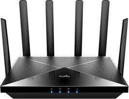 „Cudy LT18 AX1800“ gigabito 4G LTE „Wi-Fi 6“ modemas-maršrutizatorius, 4x4 MIMO, „OpenVPN“, „WireGuard“, IPv6, nuimamos antenos, dvi SIM kortelės