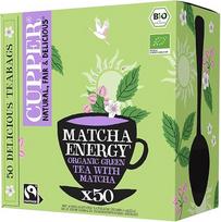 „Cupper“ ekologiška žaliasis arbata „Matcha“ | „Matcha“ ir acerola | 50 arbatos maišelių didelis paketas | Švelnus „Matcha“ malonumas, be plastiko ir nebalinta, jūsų „Matcha“ akimirkai, sąžiningos prekybos
