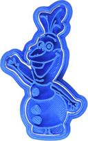 „Cuticuter“ Olaf Ganz „Frozen“ formelė sausainiams, plastikinė, mėlyna, 8 x 7 x 1,5 cm