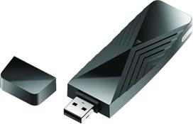 „D-Link“ DWA-X1850 AX1800 „Wi-Fi 6“ USB adapteris, 802.11ax, dviejų dažnių juostų (2,4/5 GHz), didelės spartos (1200Mbps), OFDMA, MU-MIMO, WPA3, suderinamas su „Windows 10“