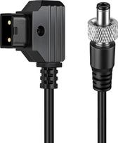 „D-Tap“ į fiksacinę movą jungiantis DC 5,5 x 2,5 maitinimo kabelis, skirtas „Decimator MD-HX DMON Quad“