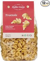 „Dalla Costa“ kietųjų kviečių manų kruopų makaronai „Trottole“. Pagaminti Italijoje. Ekonominė pakuotė: 12 x 500 g