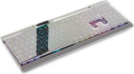 „Decksaver“ „CORSAIR K70 RGB“ klaviatūrų serijos dėklai – dūminis/skaidrus korpusas, pagamintas Jungtinėje Karalystėje – aukščiausios kokybės apsauginis dėklas profesionaliems žaidėjams