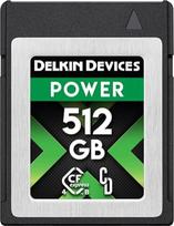 „Delkin Power“ 512GB „CFexpress“ tipo B 4.0 skaitmeninės kameros atminties kortelė – idealiai tinka greitam nuotraukų ir vaizdo įrašų perkėlimui į saugyklą, atminties kortelės saugykla