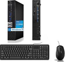 „Dell Optiplex 5050“ mini kompiuteris su „Intel Core i5-6500“ procesoriumi, 8GB RAM, 256GB SSD, JAV QWERTY klaviatūra, „Wi-Fi“, „Bluetooth“ ir „Windows 11 Pro“ (atnaujintas)