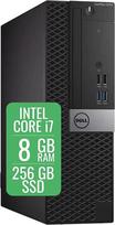 „Dell Optiplex 5050“ SFF stalinis kompiuteris su „Intel Core i7“ 7-osios kartos procesoriumi, 8GB RAM, 256GB SSD, „Wi-Fi“, USB, „Windows 11 Pro“ ir „LibreOffice“ (atnaujintas)