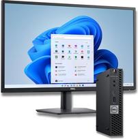 „Dell OptiPlex 7070“ mikro kompiuterio komplektas su 27 colių „Full HD“ monitoriumi | „Intel Core i9“ procesorius, iki 5,0 GHz | 16GB DDR4 RAM | 512GB NVMe SSD | „Windows 11 Pro“ | Atnaujintas | 36 mėnesių garantija
