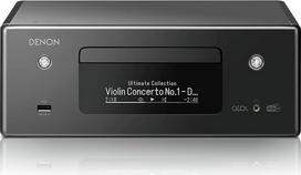 „Denon“ kompaktiška sistema, Hi-Fi stiprintuvas, CD grotuvas, muzikos transliacija, „HEOS“ daugiafunkcinė sistema, „Bluetooth“, „WLAN“, „AirPlay 2“, suderinama su „Alexa“, 2 optiniai TV įėjimai, DAB+ radijas