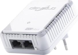 „Devolo dLAN® 500 Duo“ elektros tinklo adapteris (500Mbps, 2 LAN prievadai, kompaktiškas korpusas) – baltas (ES kištukas)