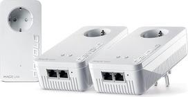 „Devolo Magic 2“ „Wi-Fi 6“ „Multiroom“ rinkinio adapteris, „Wi-Fi Powerline“ iki 2 400Mbps, „Wi-Fi Mesh“ prieigos taškas, 4 x „LAN Gigabit“ „dLAN 2.0“, baltos spalvos
