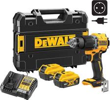 „Dewalt“ bešepetėlis 18 V XR smūginis gręžtuvas su 2 vnt. 5 Ah akumuliatoriais TSTAK, DCD799P2T-QW