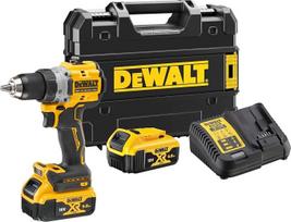 „Dewalt“ DCD800P2T 18 V 2 greičių akumuliatorinis gręžtuvas (galingas 2 greičių visiškai metalinis reduktorius, bešepetis variklis, 13 mm gręžtuvų griebtuvas be raktelio, LED apšvietimas, komplekte – 2 vnt. 5,0 Ah akumuliatoriai, įkroviklis ir „TSTAK“ dėž