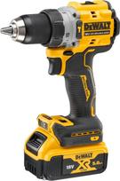 „Dewalt“ DCD805P2T 18 V akumuliatorinis plaktuvinis gręžtuvas (bešepetis variklis, 2 greičių visiškai metalinė pavarų dėžė, su LED darbo lempute, komplekte – 2 vnt. 5,0 Ah XR akumuliatoriai, įkroviklis ir TSTAK dėžutė)