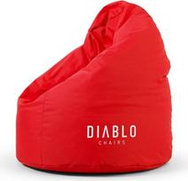 „Diablo Kids“ pufas „Craft Edition“: ergonomiška sėdimoji dalis, granuliuotas užpildas, patvari „Cordura“ medžiaga, atsparus vandeniui, lengvas, kompaktiškas, žaismingas raštas, 80 x 110 x 80 cm, raudonas