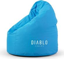 „Diablo Kids“ pufas „Craft Edition“: ergonomiška sėdimoji dalis, granulių užpildas, patvari „Cordura“ medžiaga, atsparus vandeniui, lengvas, kompaktiškas, žaismingas raštas, 80 x 110 x 80 cm, mėlyna spalva