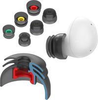 „diofit“ – suderinamos su „Samsung Galaxy Buds2“ / „Buds Plus“ ausinėmis su keliais žiedais (SML, 3 vnt. rinkinys)