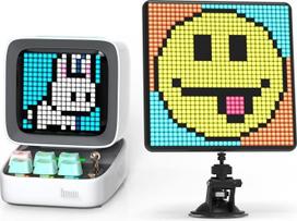„Divoom Ditoo“ ir „Pixoo-Max“ rinkinys, „Pixel Art“ „Bluetooth“ garsiakalbis su 256 LED panelėmis ir 32 x 32 programuojamu LED ekranu, kūrybinis garso ir pikselių dekoravimo rinkinys, skirtas rašomajam stalui, žaidimų kambariui, biurui ir G